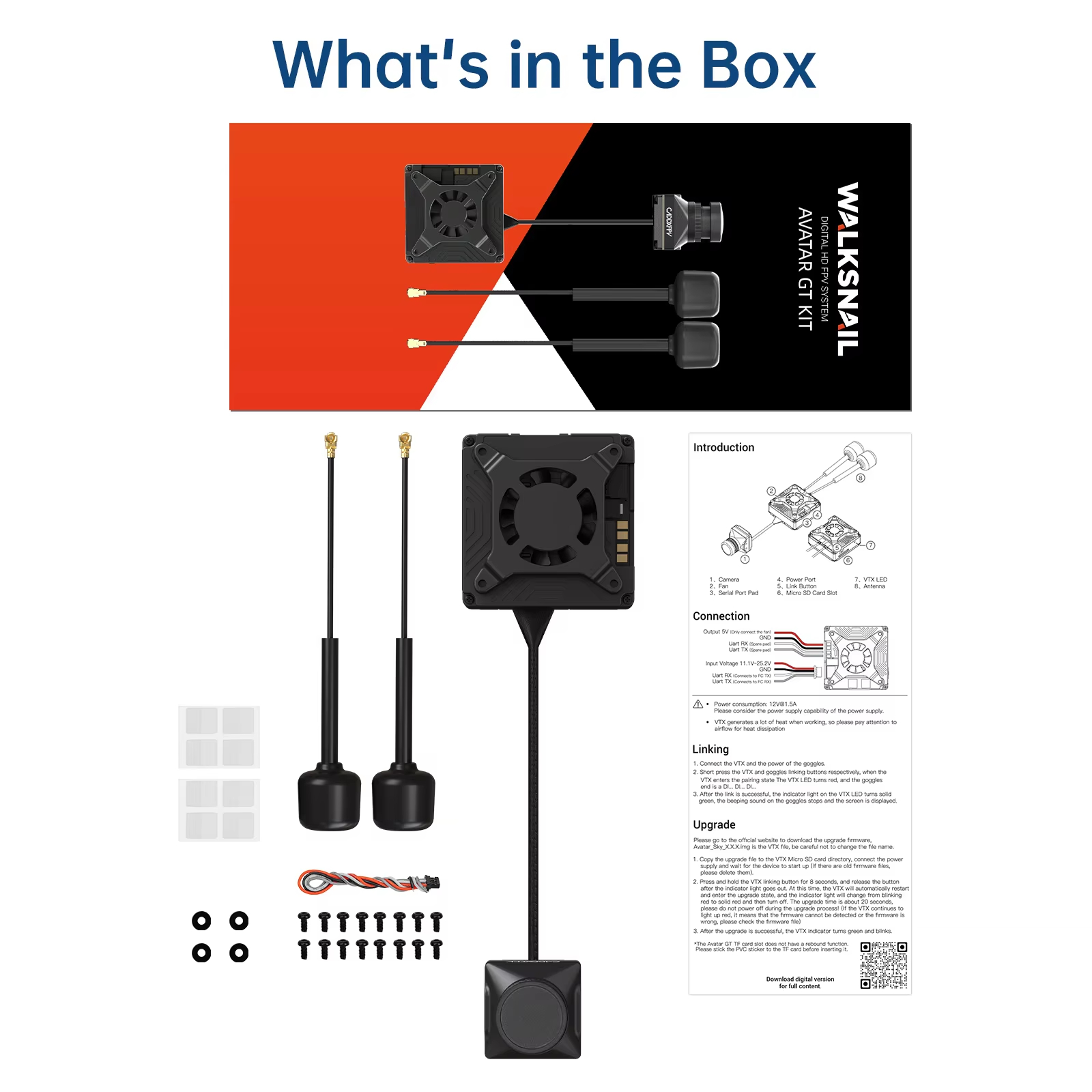 Drone Kit Fpv - Zestaw Caddx Walksnail Avatar GT |